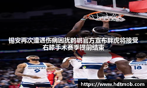锡安再次遭遇伤病困扰鹈鹕官方宣布胖虎将接受右膝手术赛季提前结束